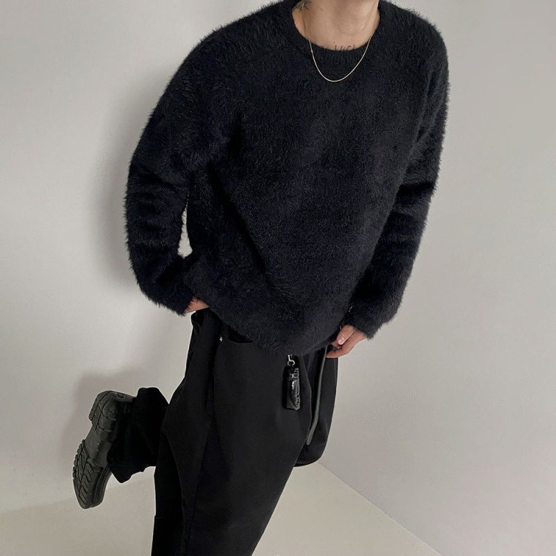 Mink Hair Comfortable Knitwear Male Autumn And Winter Loose
