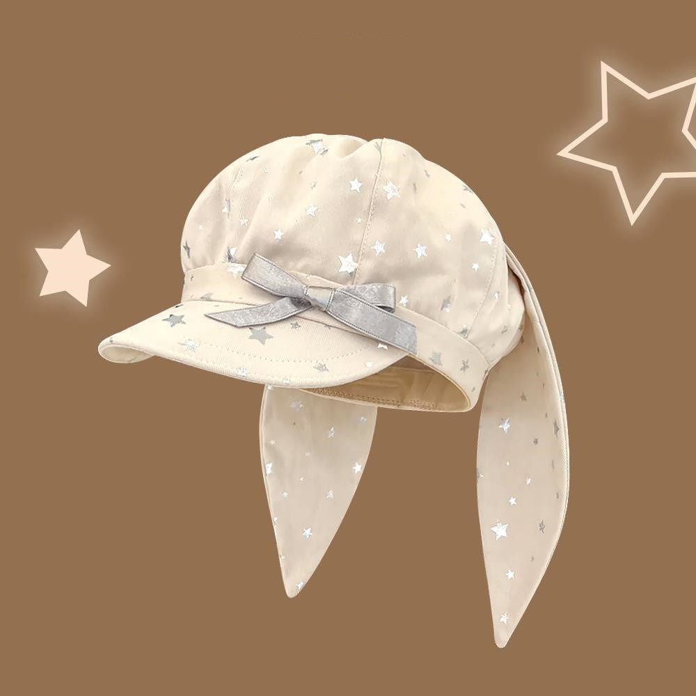 Japanese-style Y2K Cute Star-and-rabbit-ear Cloud Hat