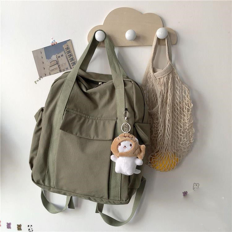 Department Of Literature And Art Female College Style Simple Backpack