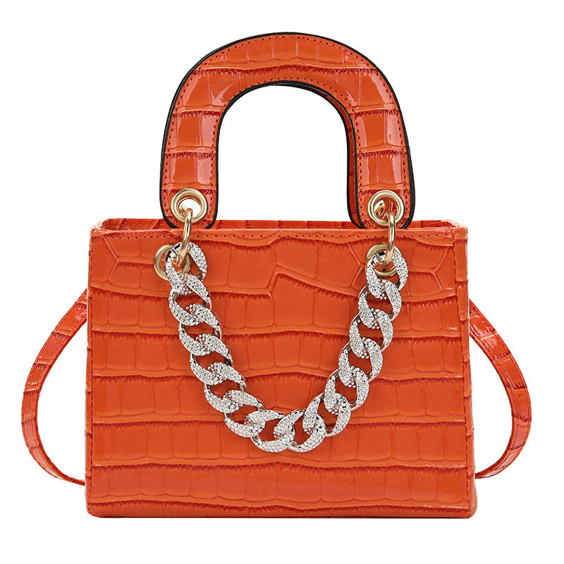 Fashion Trendy With Pattern Casual Simple Messenger Bracelet Bag