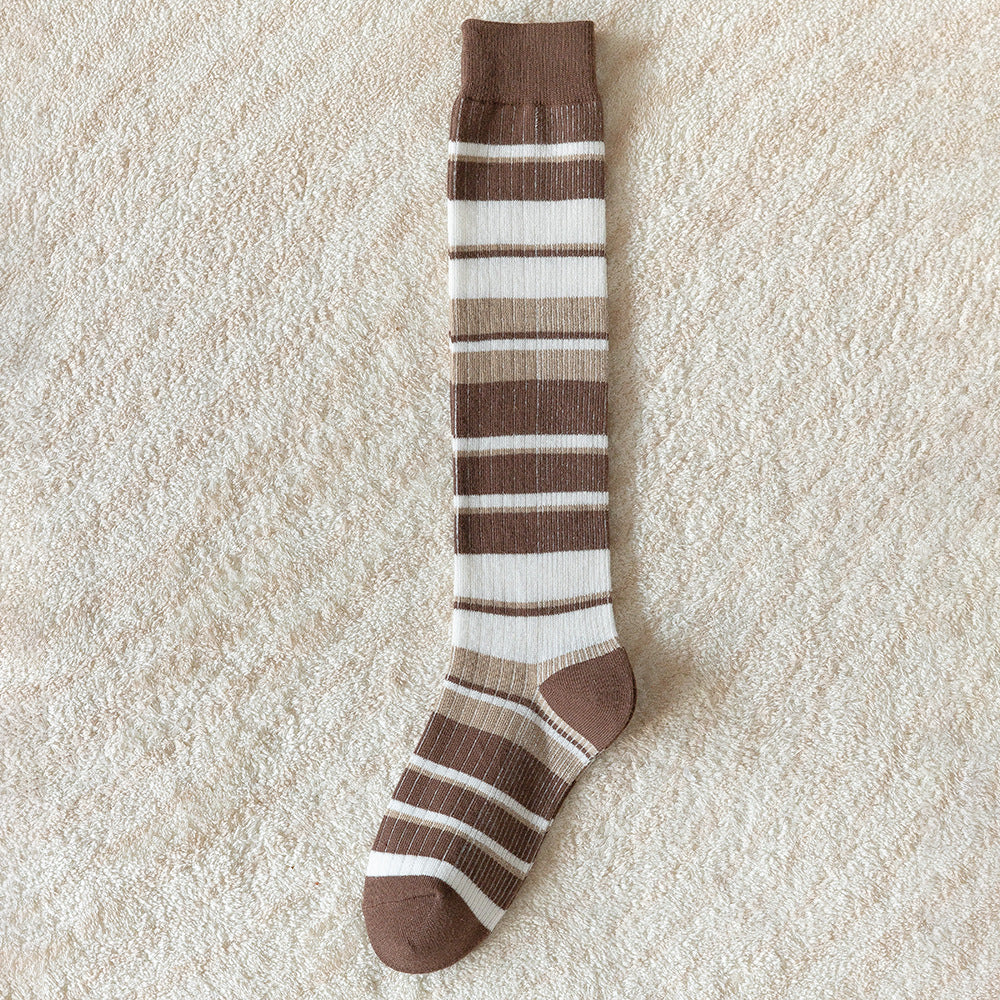 Ins Wind Socks Women's Medium And High Tube Cotton Calf
