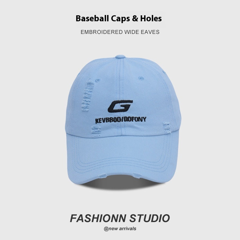 Minimalist Versatile Casual Fashion Personality Alphabet Peaked Cap