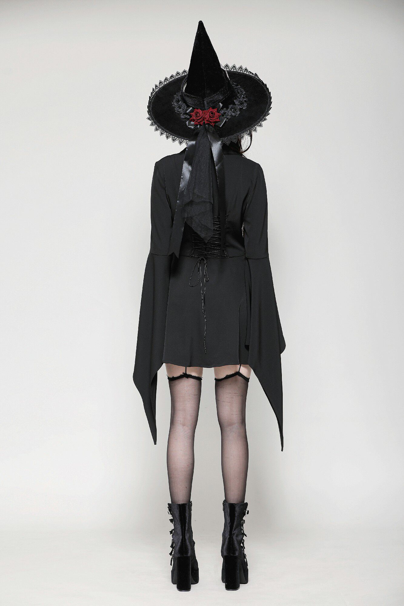 New Womens Gothic Hooded Cloak Coat Asymmetrical