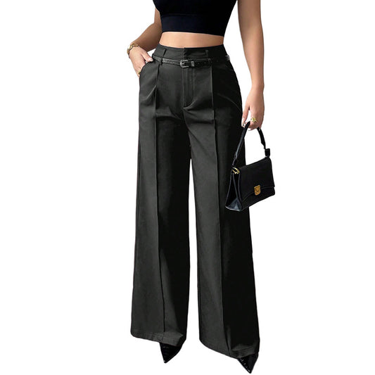 Versatile Summer Draping Slimming Wide-leg Suit Pants
