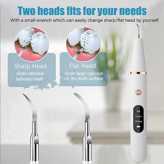 Portable Two In One Dental Cleaner For Removing Calculus And Tartar