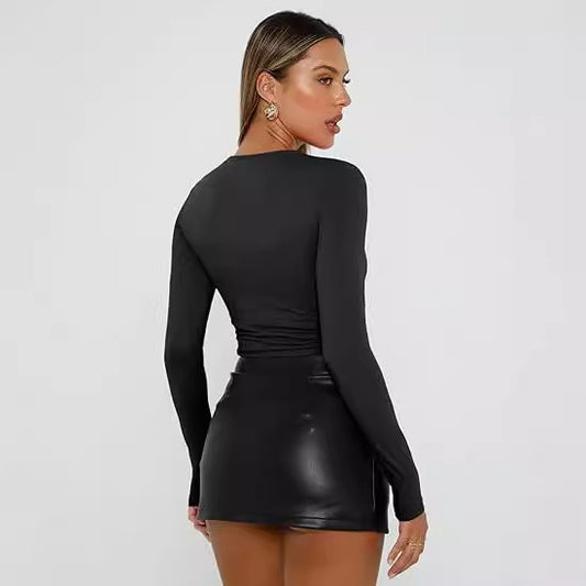 Women's Base-layer Round-neck Long-sleeve Top