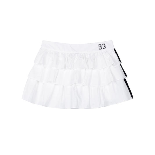 Retro Girly Simplicity Versatile Short Skirt