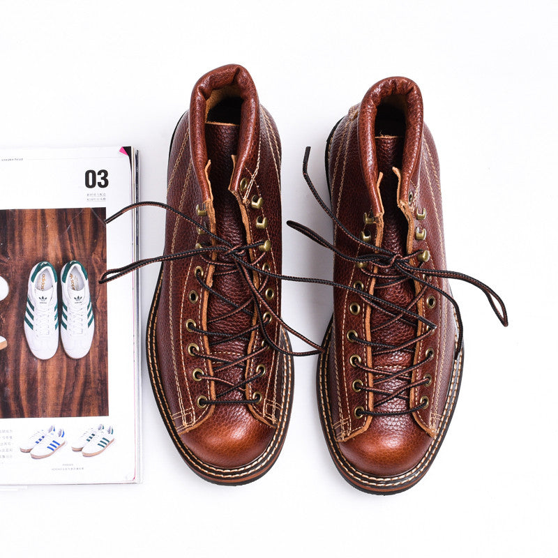 Short Face Boots Couple Models Martin Boots Men's Outdoor Boots