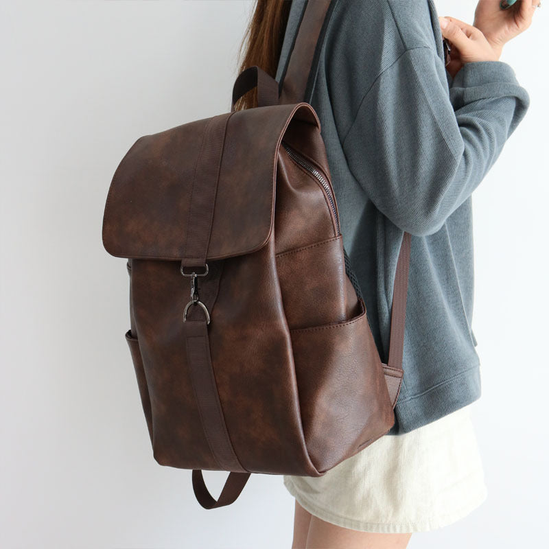Backpack Female Ins Texture Korean Version