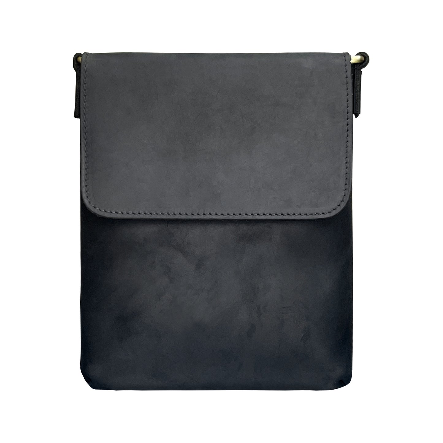 Casual Shoulder Bag Crazy Horse Leather Crossbody Backpack Men's Cowhide Simple IPad Bag