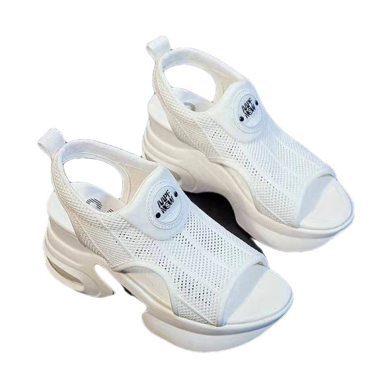 Platform Wedge Casual Flyknit Sports Sandals