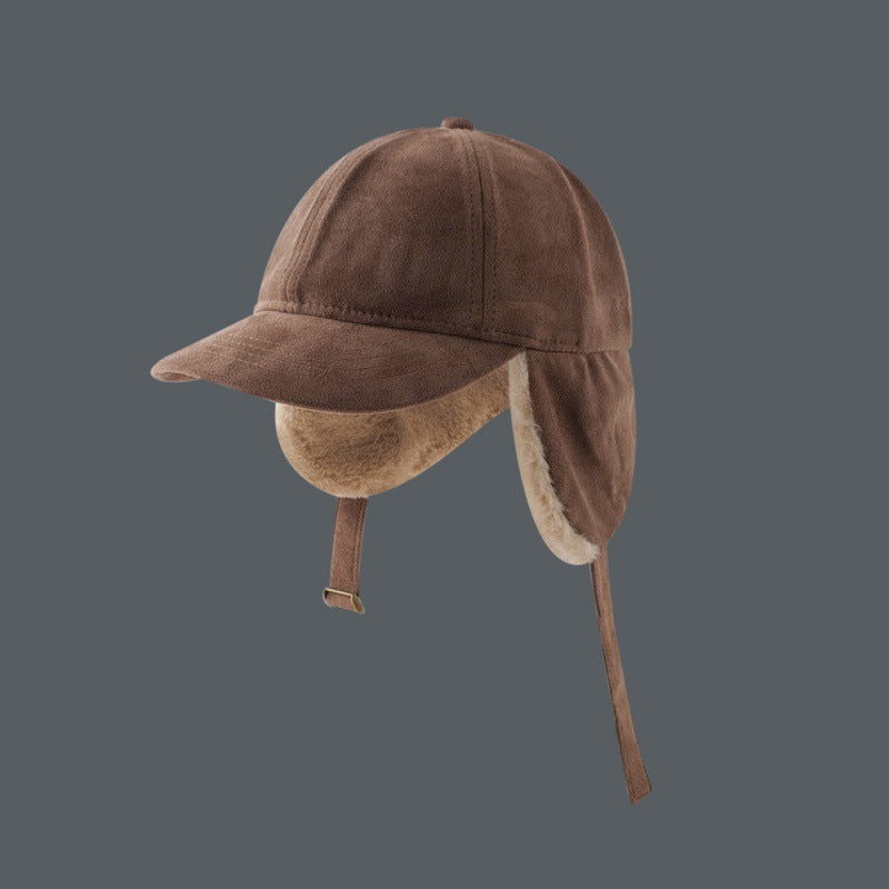 Fleece-lined Baseball Cap Warm Cycling Cap Lei Feng Capfly