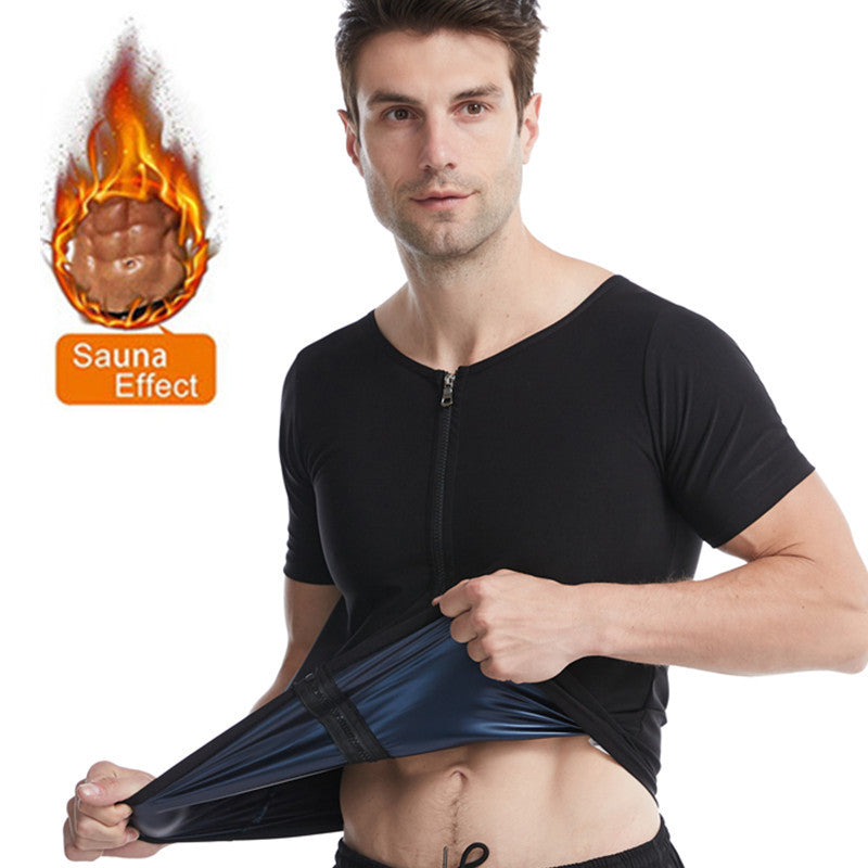 Kvinders svedfremmende hofteshorts yogasauna, højtaljede maveshorts, fitness-bodyshaping-shorts med krydsknapning
