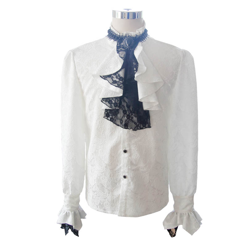 Men's Retro European British Medieval Court Style Shirt