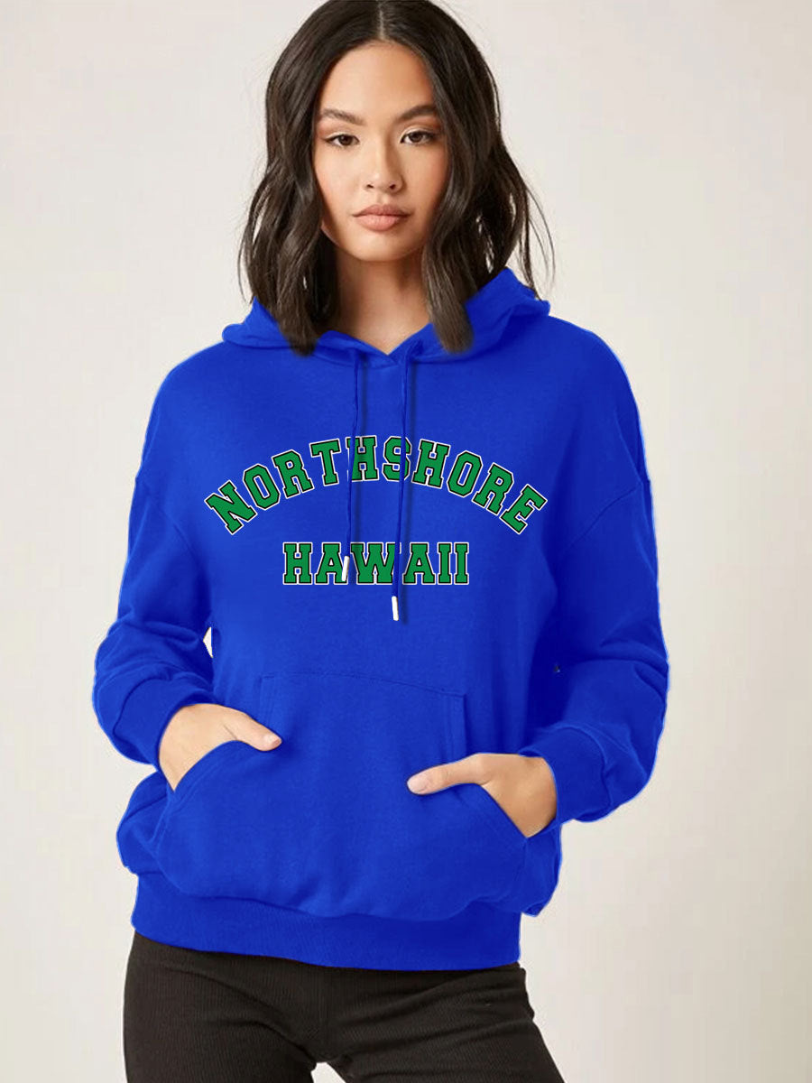Trendy Women's Sweater Alphabet Personalized Print