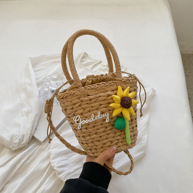 Niche Literary Casual Small Package Female Simple Weave