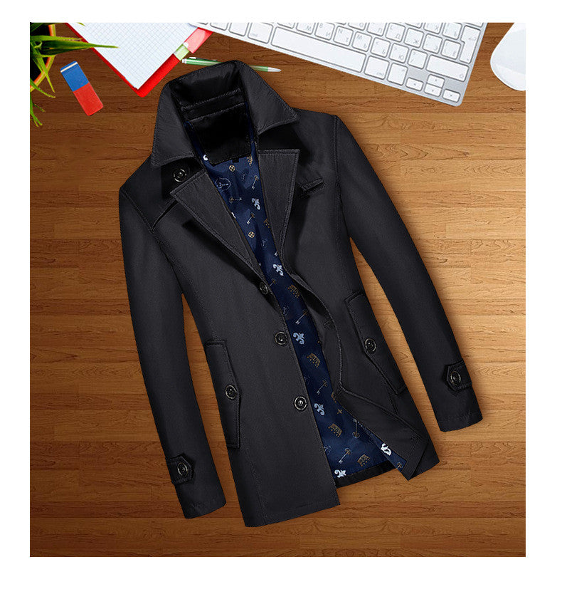 Korean Slim Fit Large Youth Men's Thin Jacket