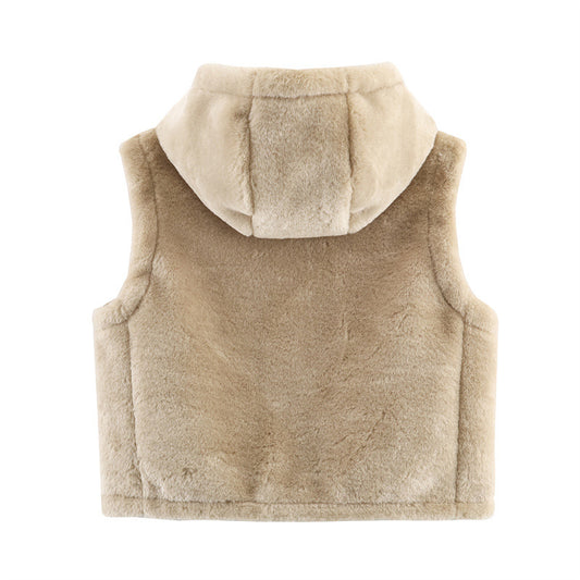 Women's Winter Bends And Hitches Ornament Fleece Vest