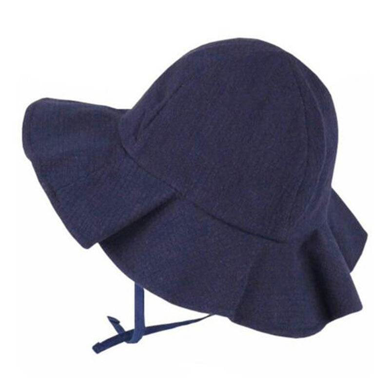 Girls Spring And Autumn Thin Large Brim Sunscreen Hat