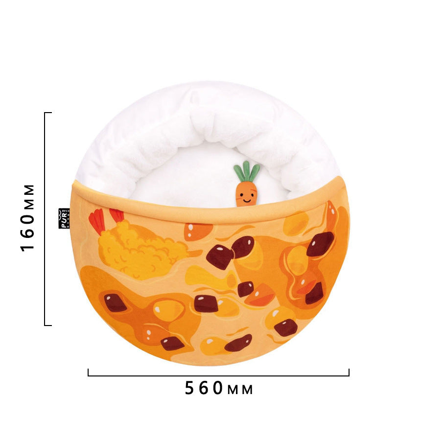 Removable Curry Rice Small Seal Pet Nest Mat