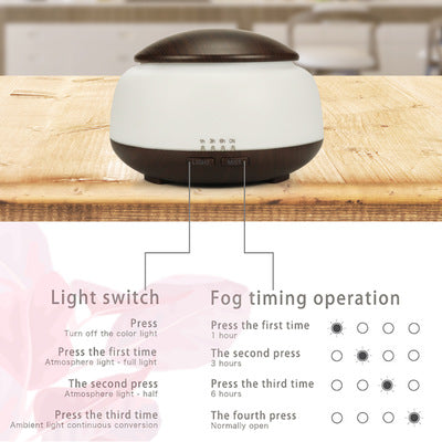 Imprinted wood grain air humidifier