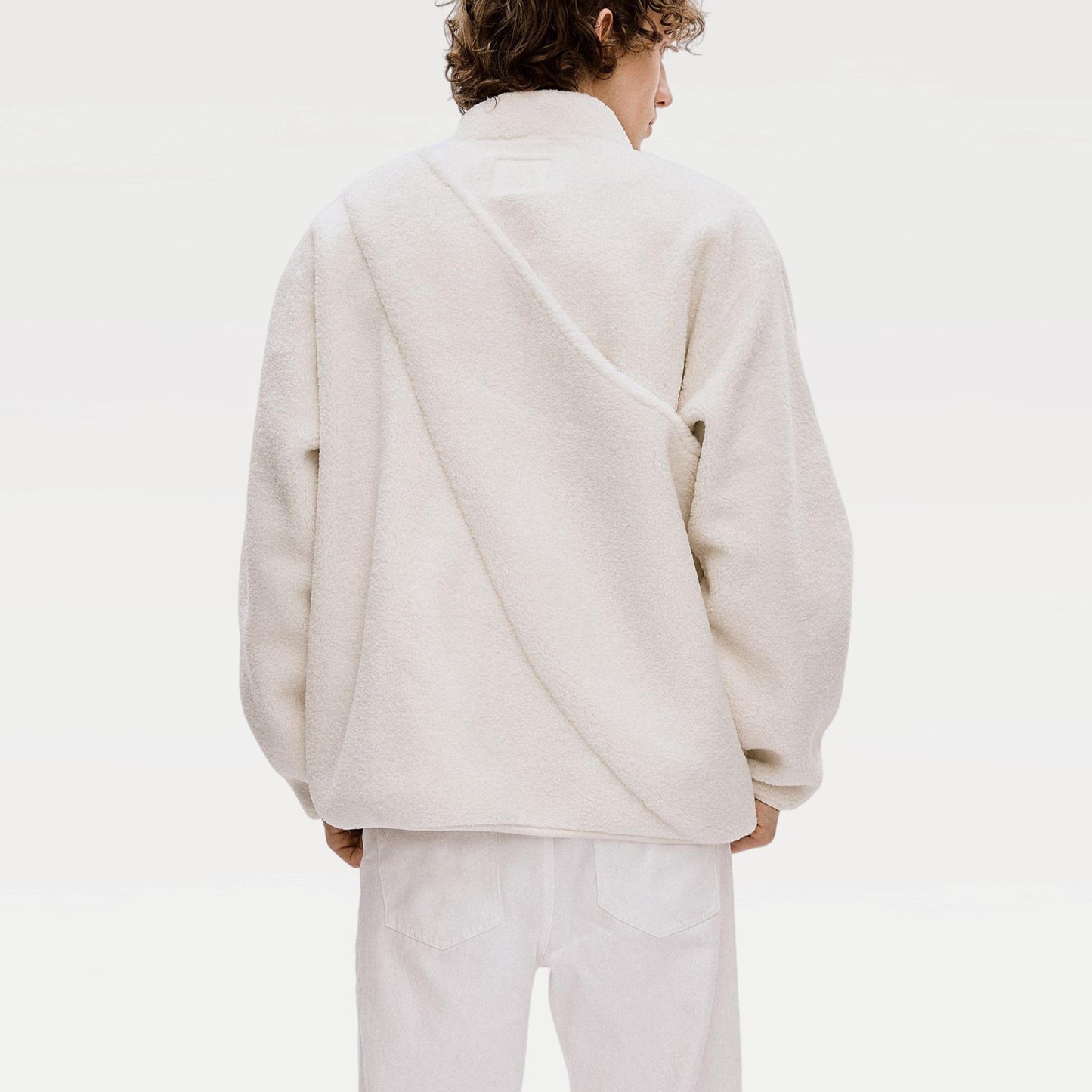 Womens Thickened Color-Block Casual Sweatshirt