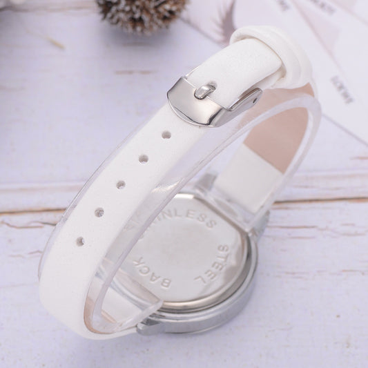 Japanese and Korean new girl student watch GAIETY marbled simple leather cute watch