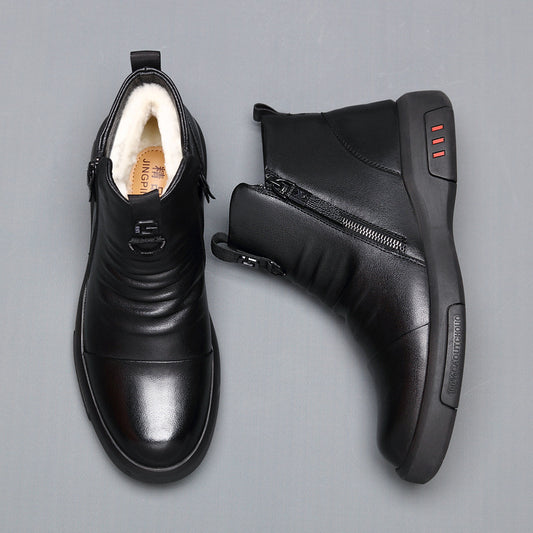 Outdoor leather shoes