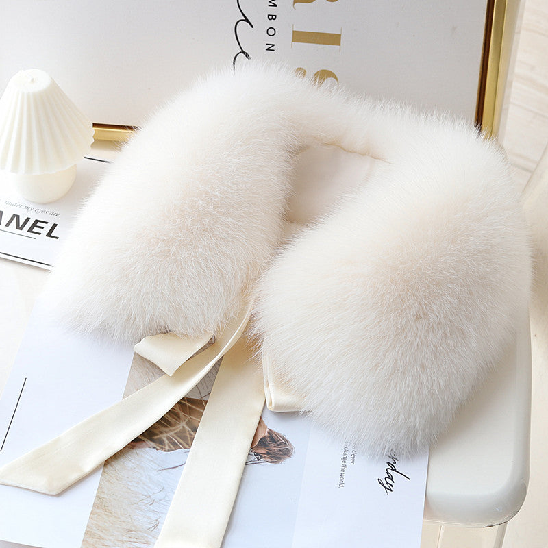 Ladies Winter Detachable Fur Collar