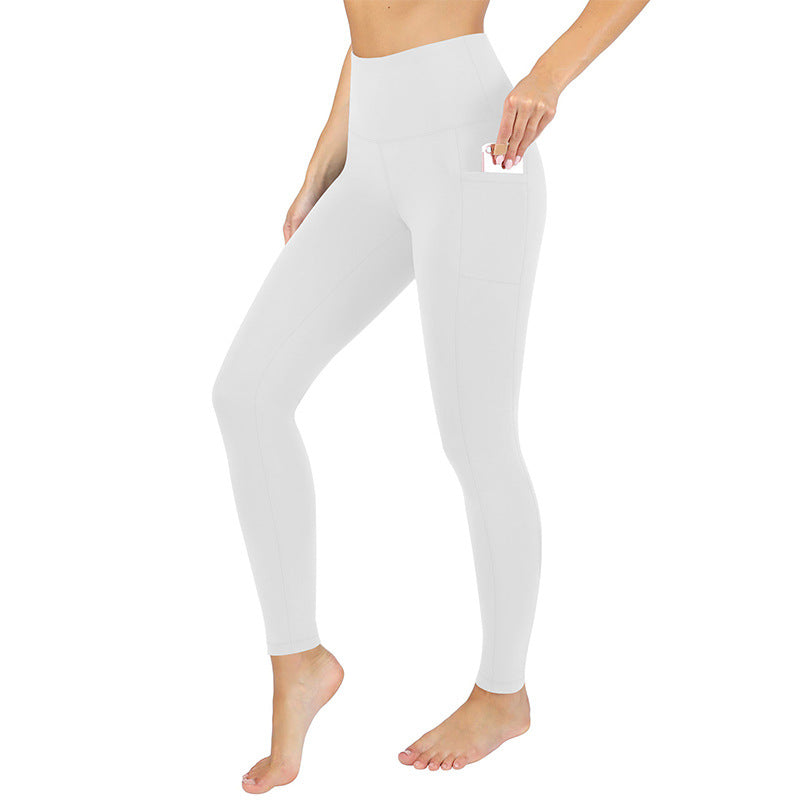 Womens Yoga Leggings Soft Tummy-control High-stretch And Opaque