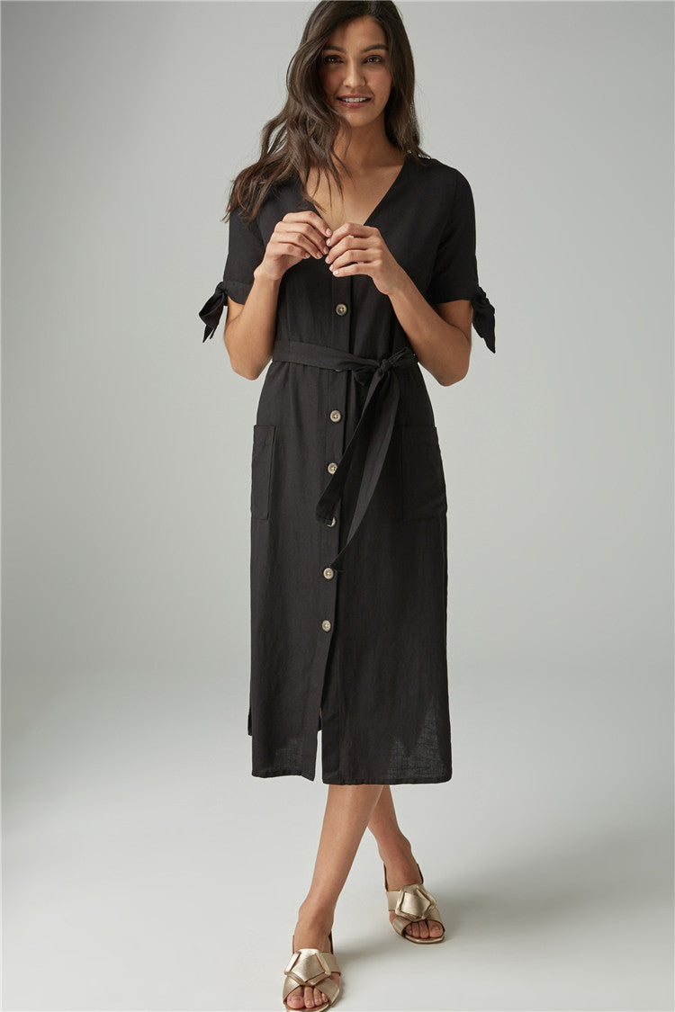 Badedragtsbluse i rayon til stranden