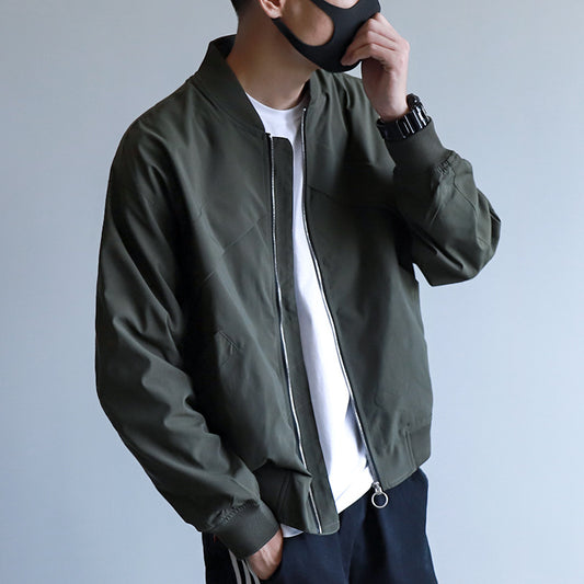 Baseball collar loose casual wild jacket