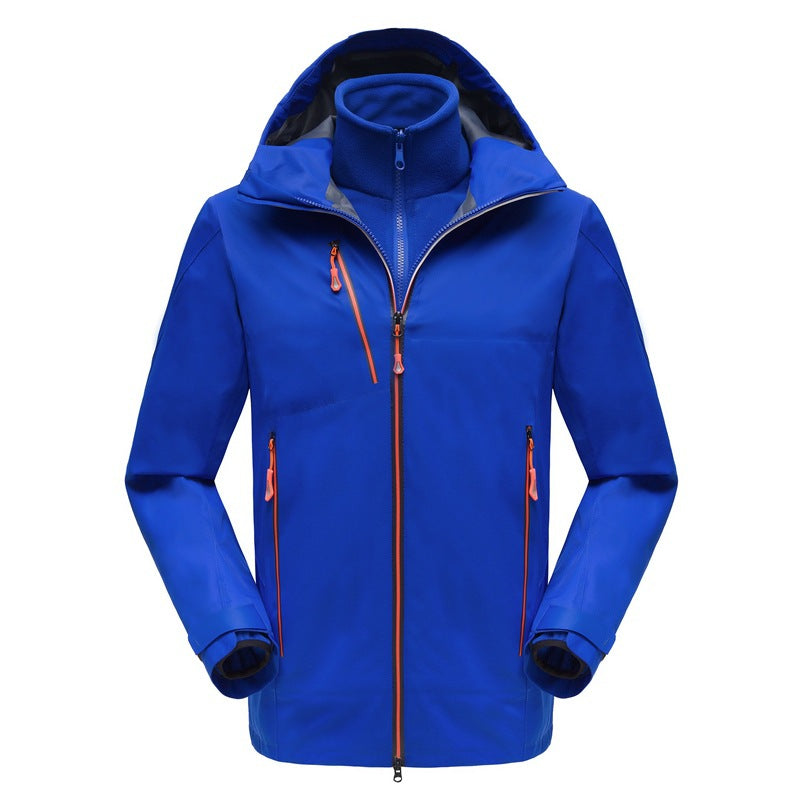 Two-piece men's waterproof outdoor jacket