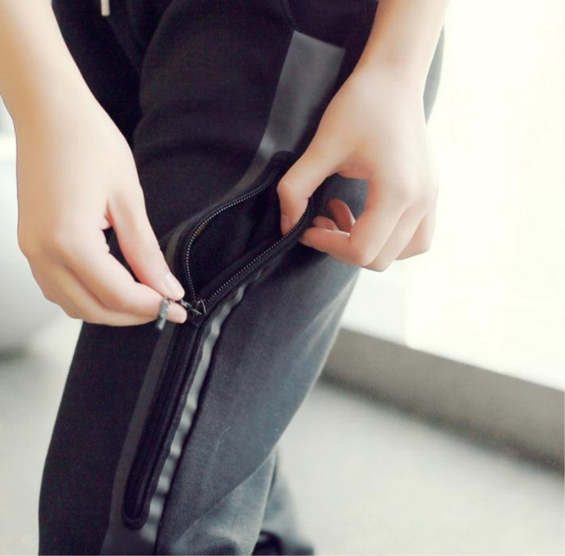 High waist sports trousers