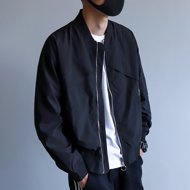 Baseball collar loose casual wild jacket