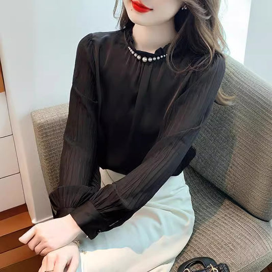 Casual Versatile Long Sleeves Stylish Trendy Top