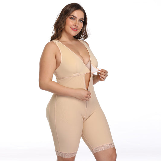 One-piece waist-length hip shapers