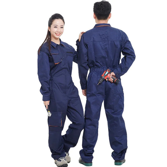 Work Clothes Suit Men's Business Shirt Auto Repair Machine Repair One-piece Uniform
