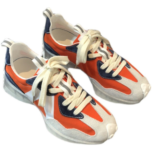 Breathable Small Waist Crystal Sole Sneakers