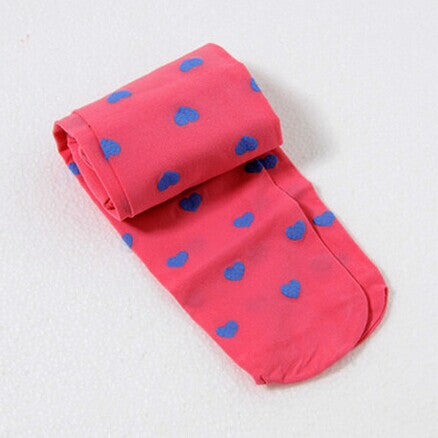 Love Polka Dot Candy Color Velvet Pantyhose
