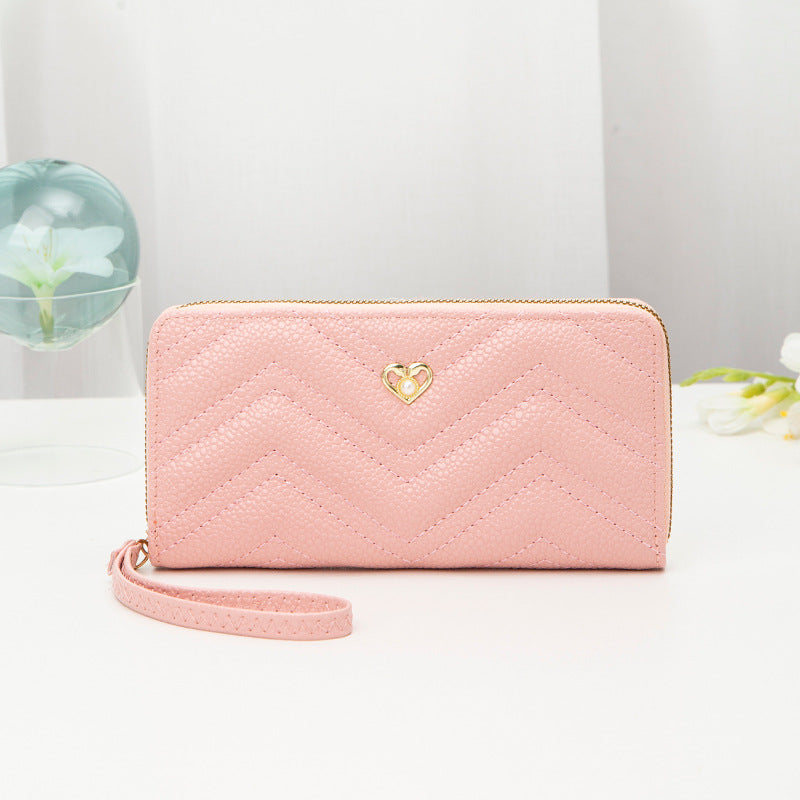 Fashion Clutch Bag Texture Embroidery Thread Love