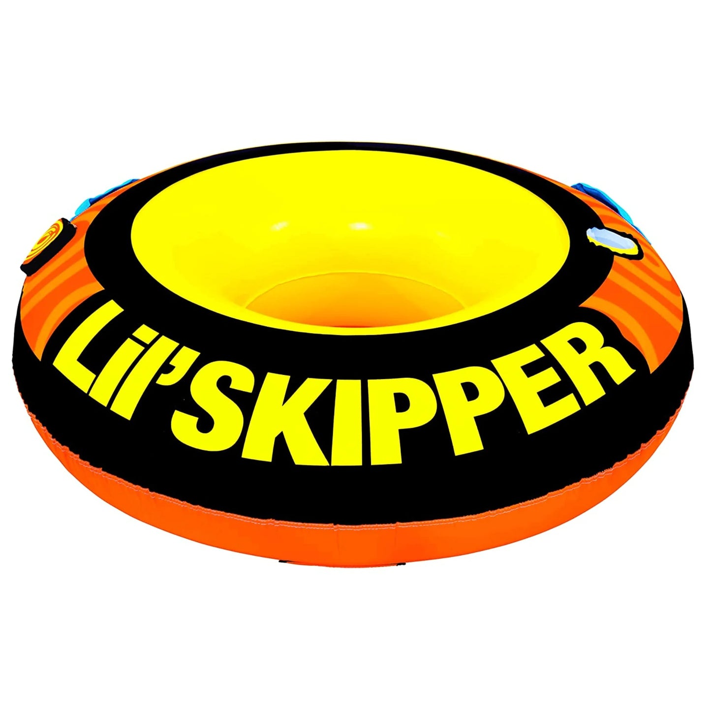 WOW Waterports Lil' Skipper 1 Person Towable W Fast Inflate and Built-In Cup Holder