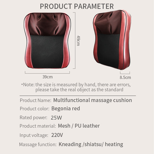 Multifunctional Multi-directional Kneading Massage Pillow