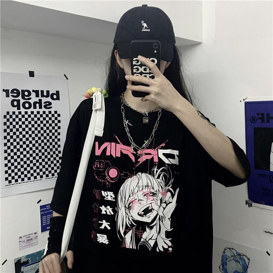 Gothic Women's T-shirt Punk Street Bad Girl