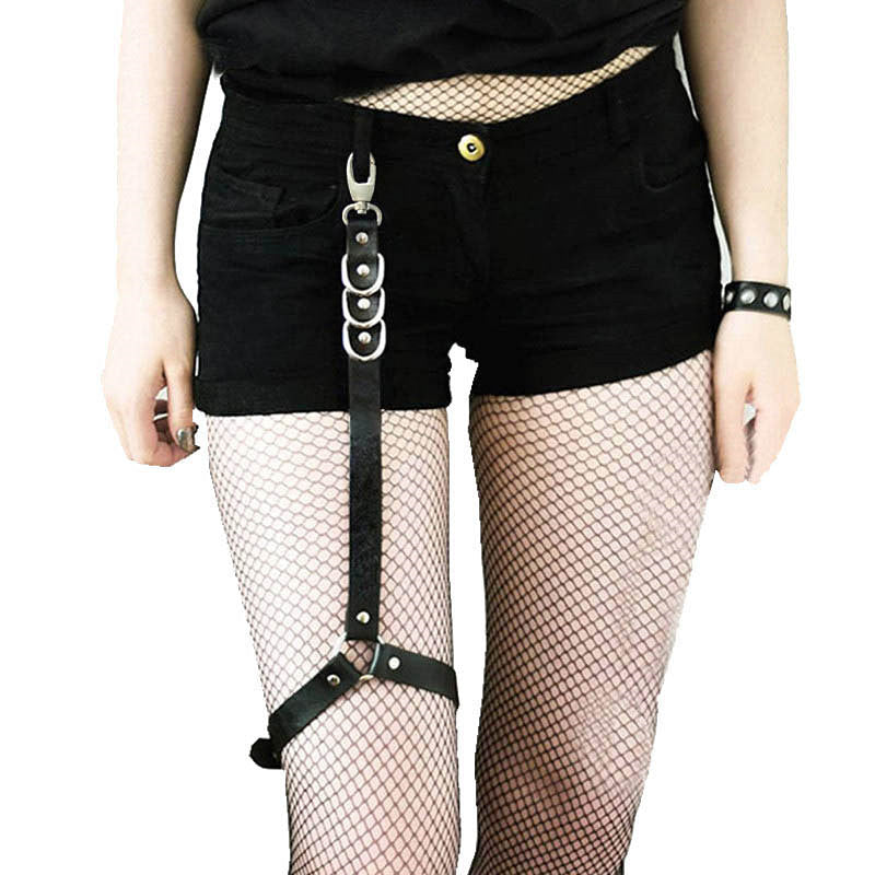 Multi-layer Cross-wrapped Hook And Removable Elastic Leg Loop