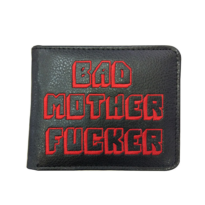 Pulp Fiction Personality Rebellious Movie PU Leather Wallet