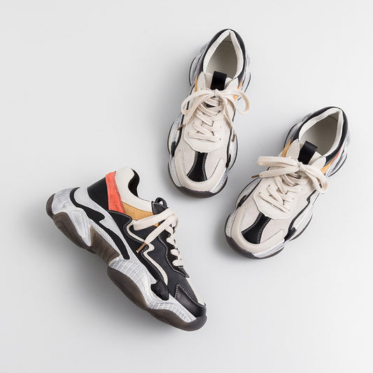 Casual Handsome Sneakers With Cross Straps