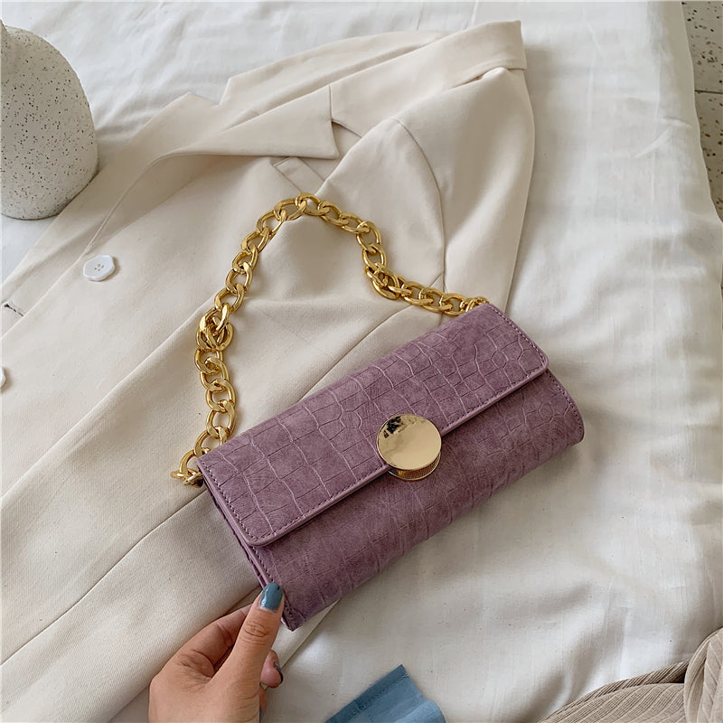 Net Red Texture Portable Chain Bag Shoulder Armpit Bag