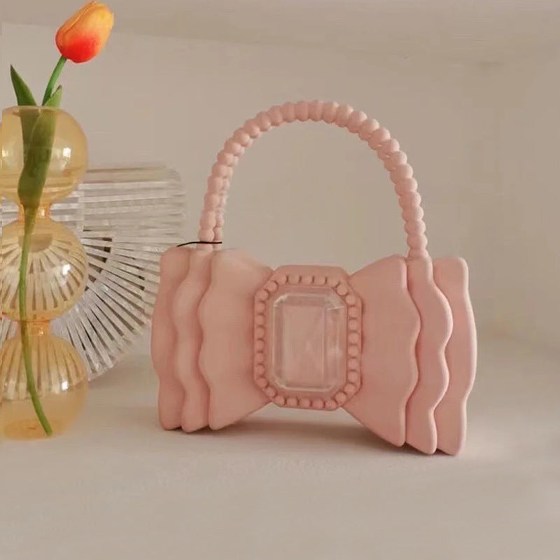 match Bow Princess Style Jelly Sweet Tote Bag