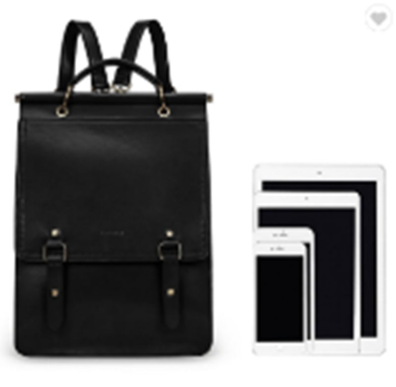 Fashion glossy leather backpack